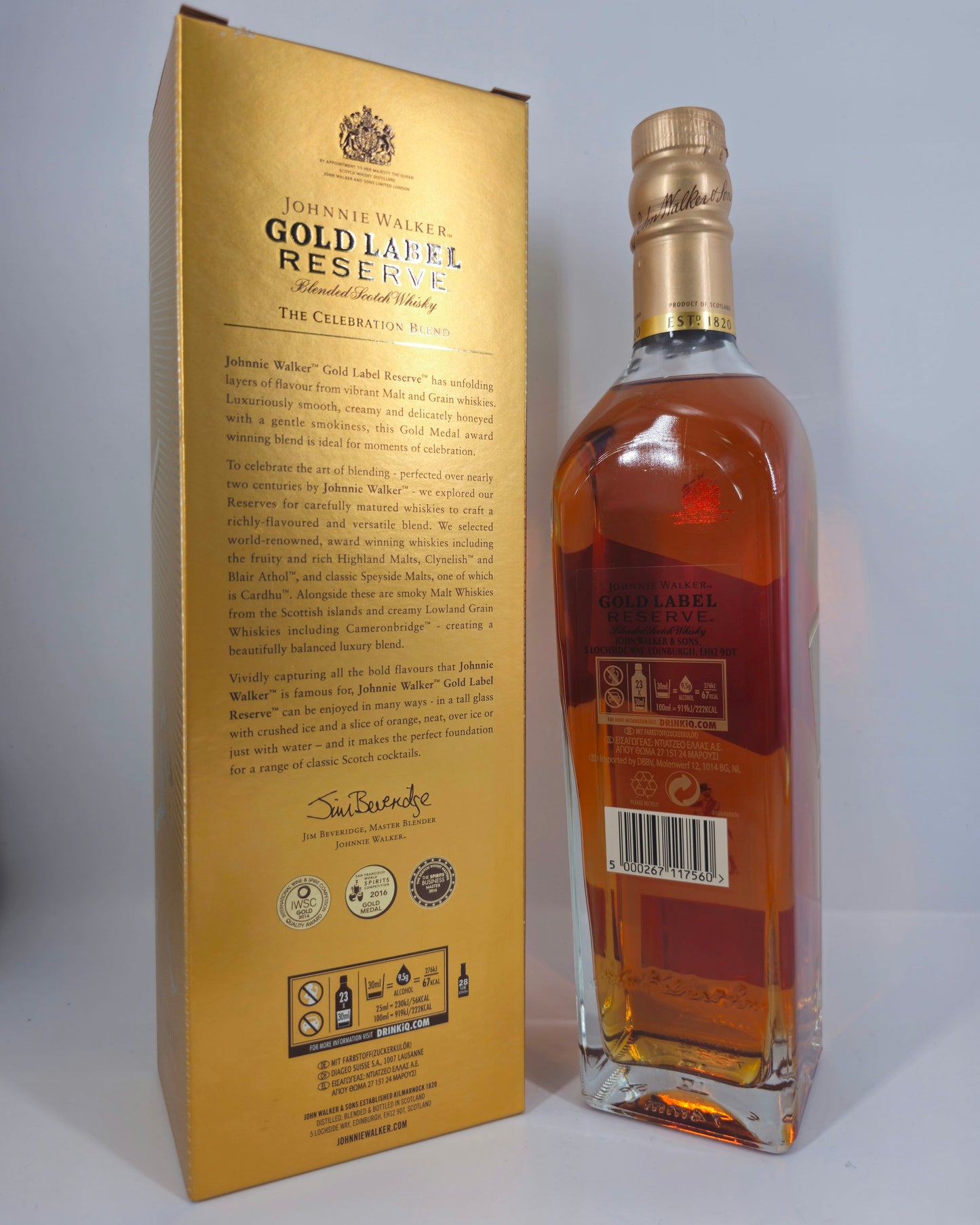 Johnnie Walker Gold Label Blended 40% 0,7L
