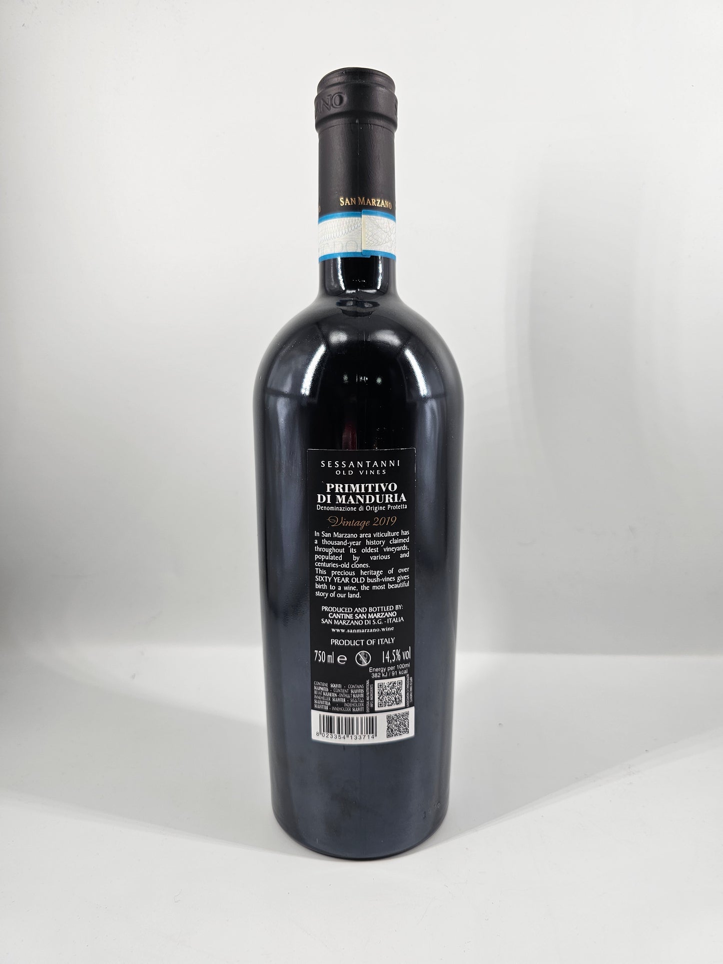 San Marzano Sessanntanni 60 anni Primitivo Manduria 14,5% 750ml