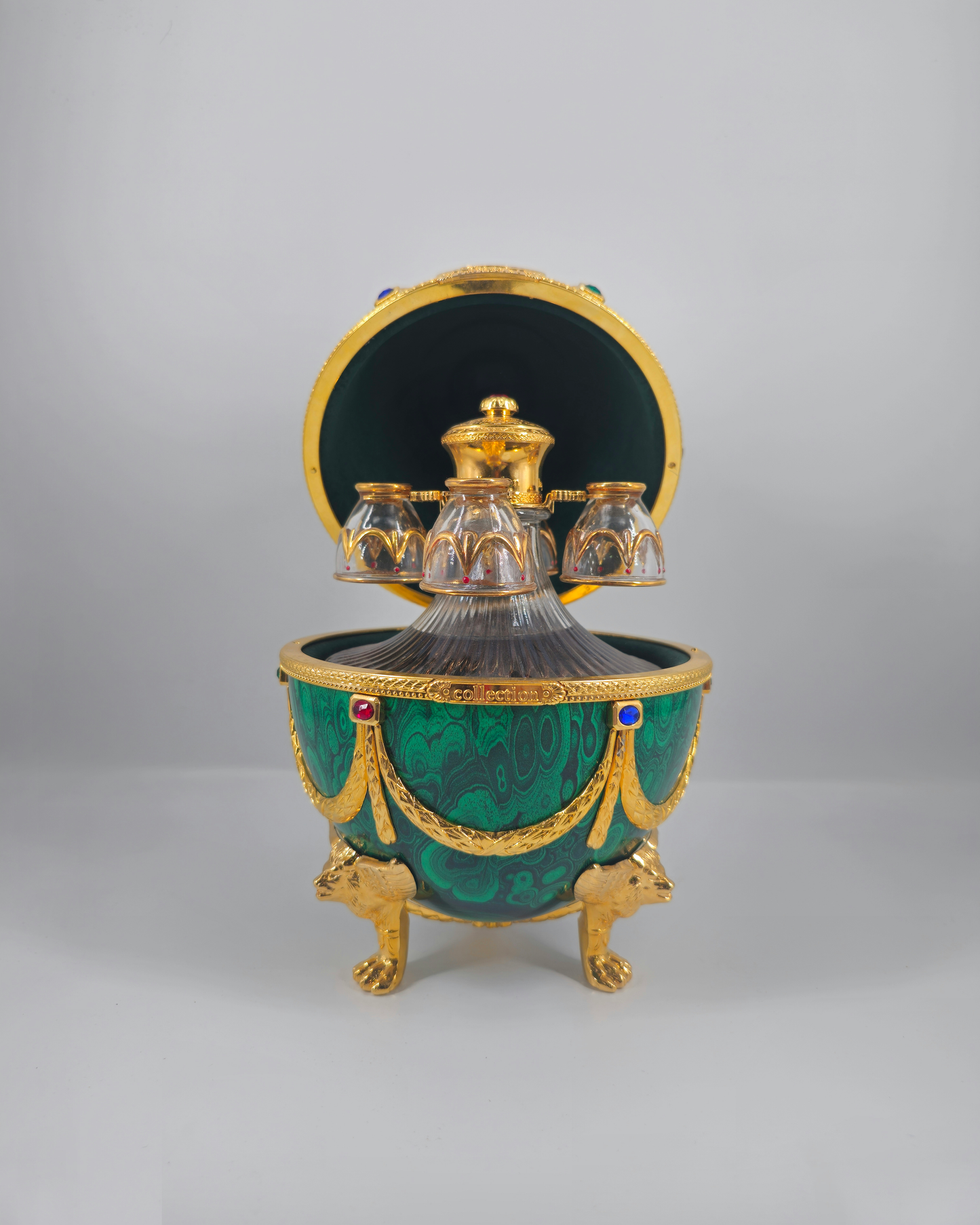 Vodka Imperial Collection Faberge Ei Grün