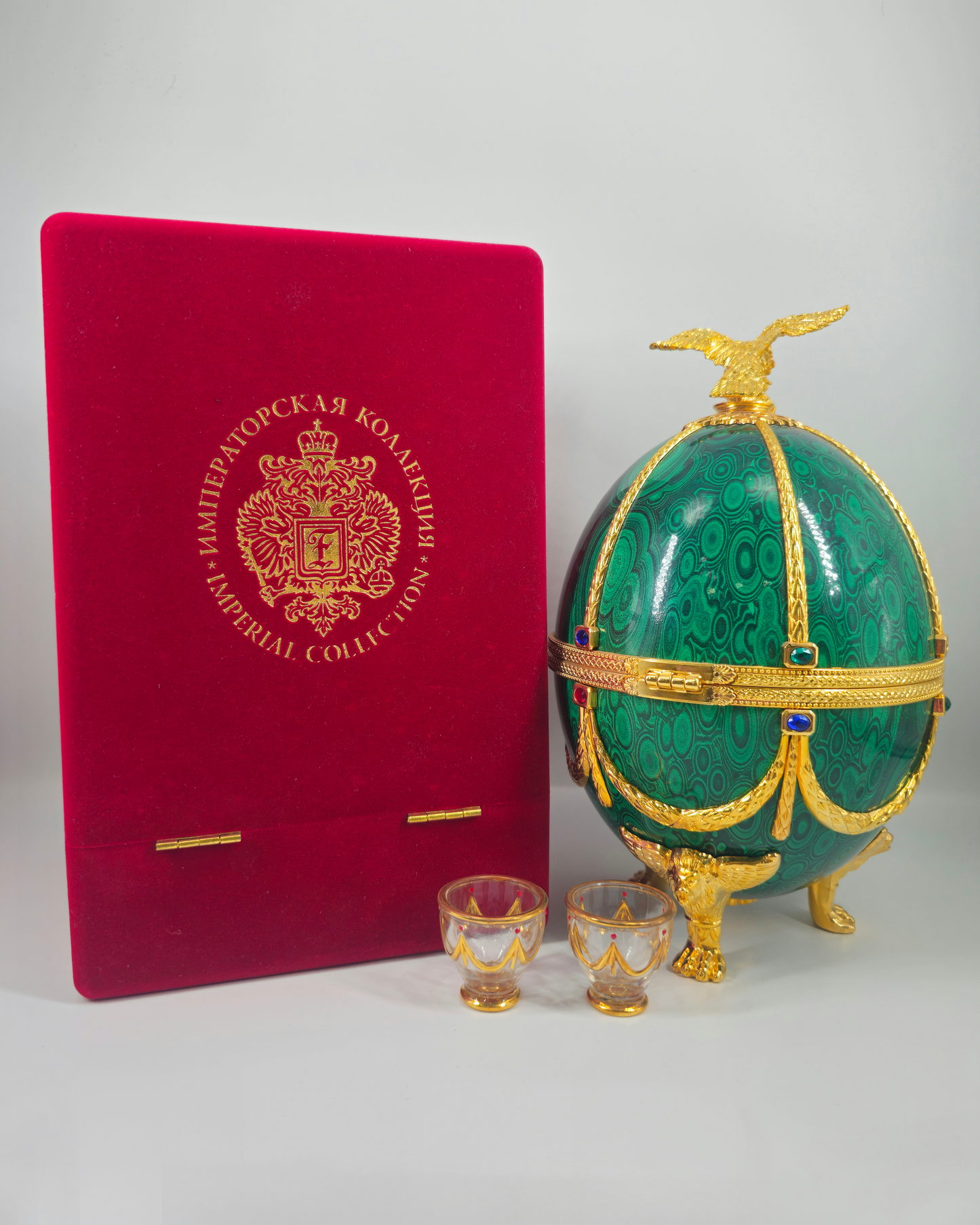 Vodka Imperial Collection Faberge Ei Grün