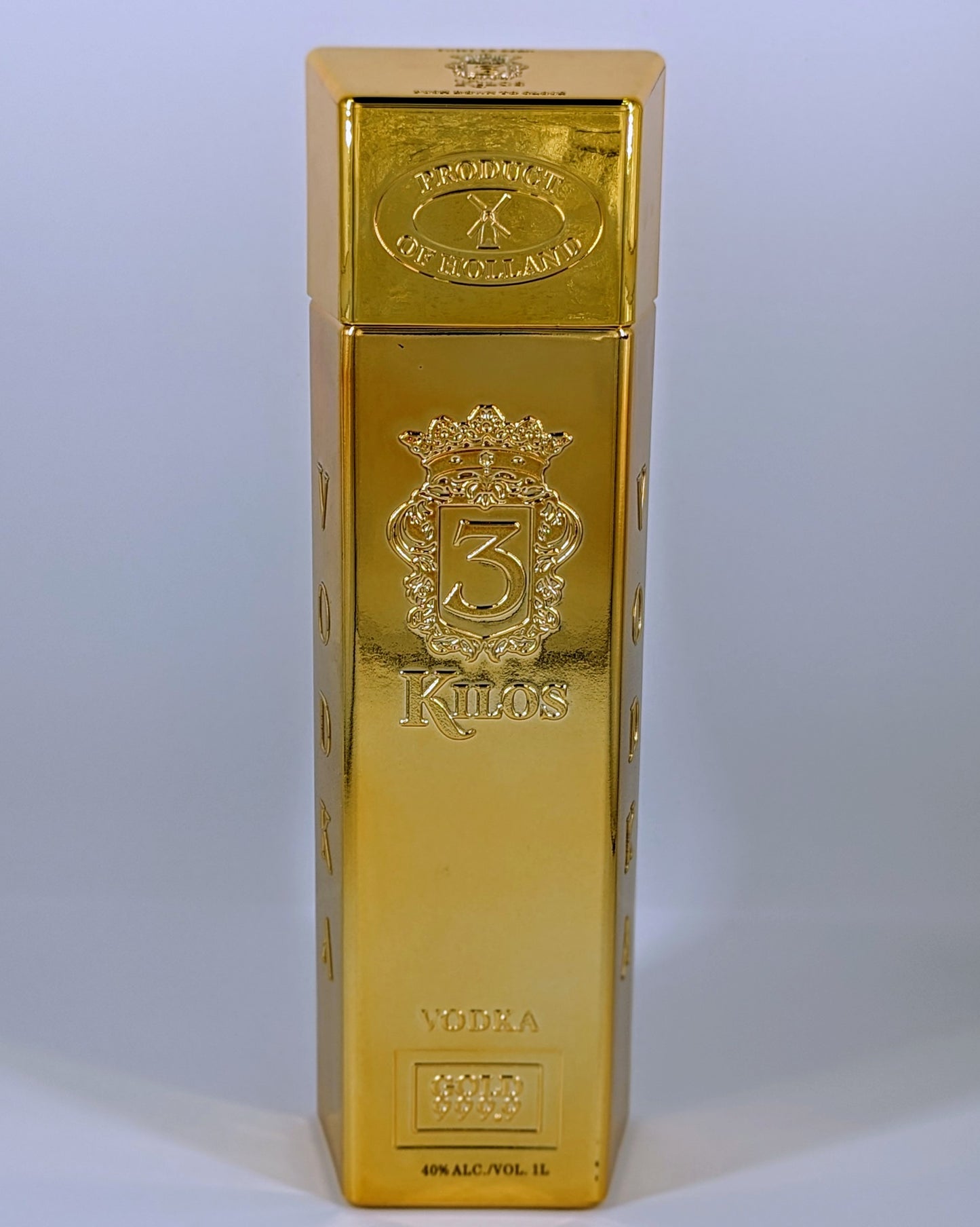 3 Kilos Vodka Gold 999.9 40% 1L