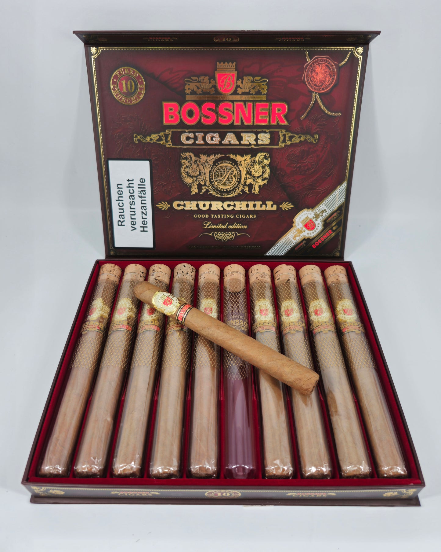 Bossner Churchill Limited Edition Tube Edition Claro 10 Stk