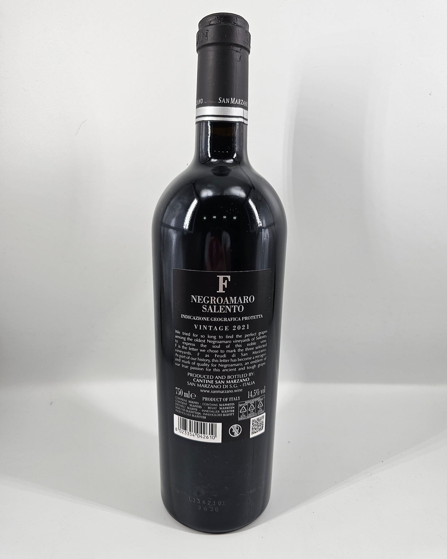 San Marzano F Negroamaro 14,5% 0,75L