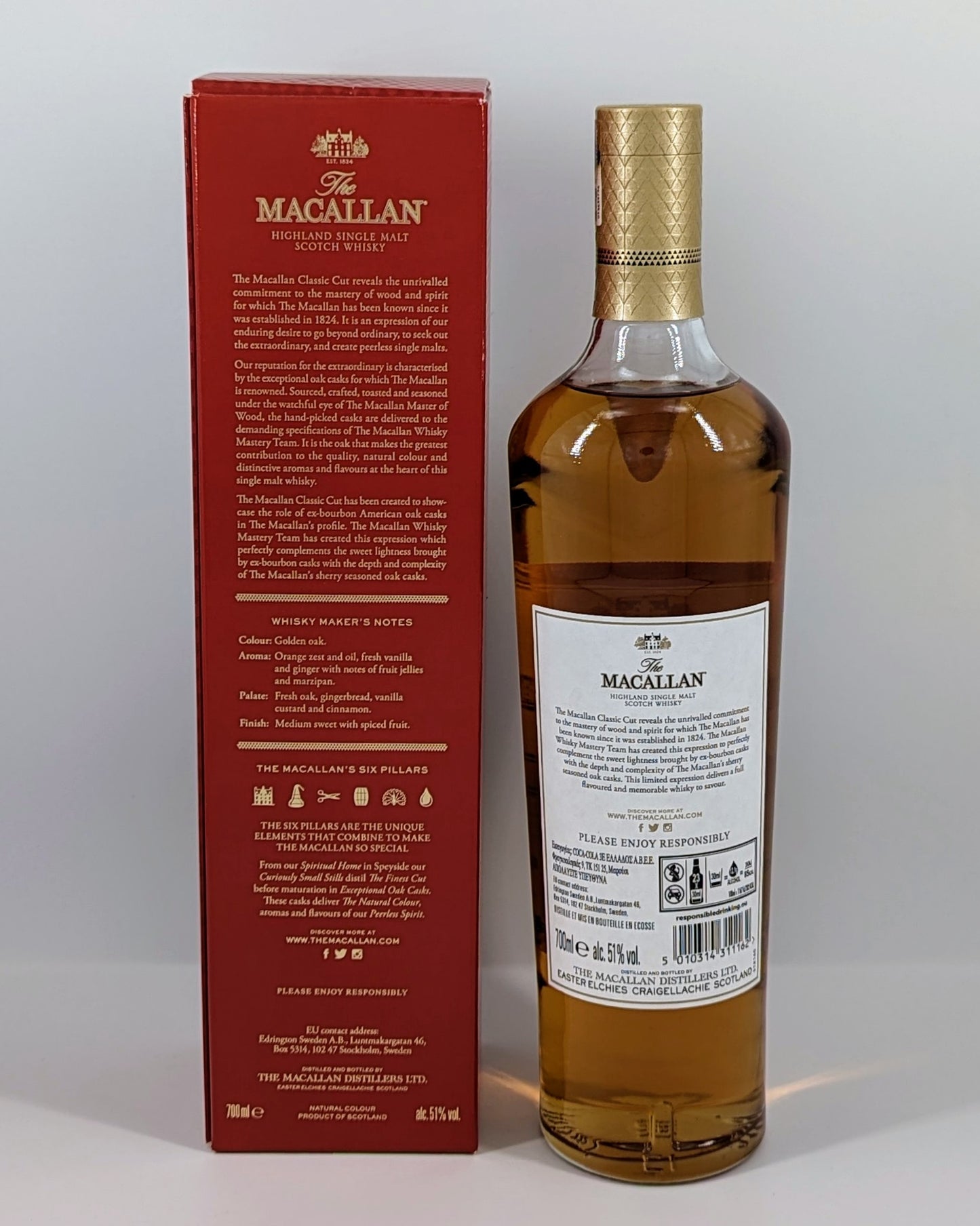 Macallan Classic Cut 2021 Phiên bản giới hạn 0,7L 51%