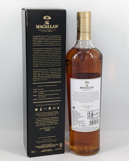 Macallan 12 Sherry Oak 40% 0,7L