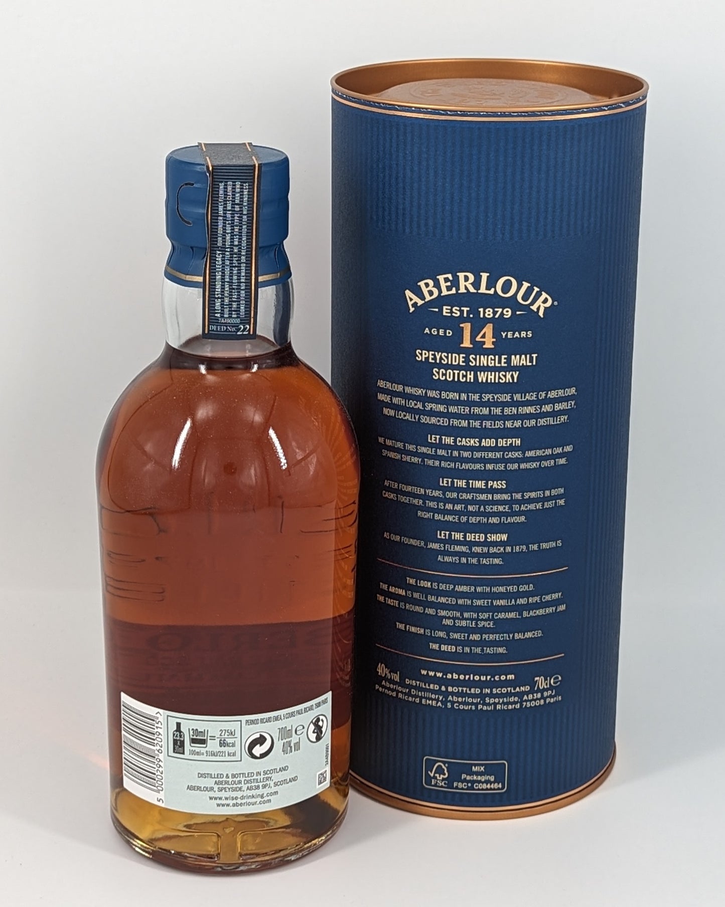 Aberlour Thùng đôi 14 năm 40% 0,7L