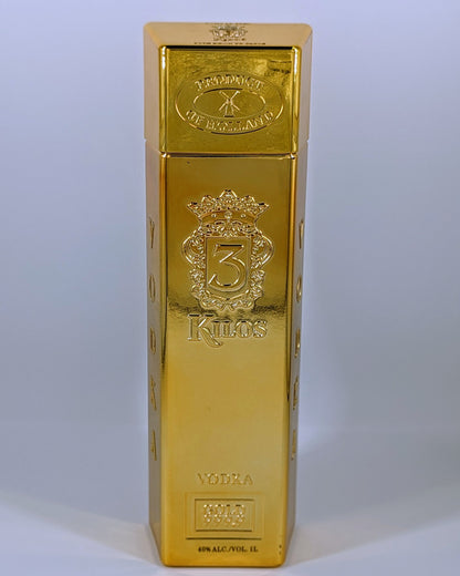 3 kg Vodka Gold 999,9 40% 1L